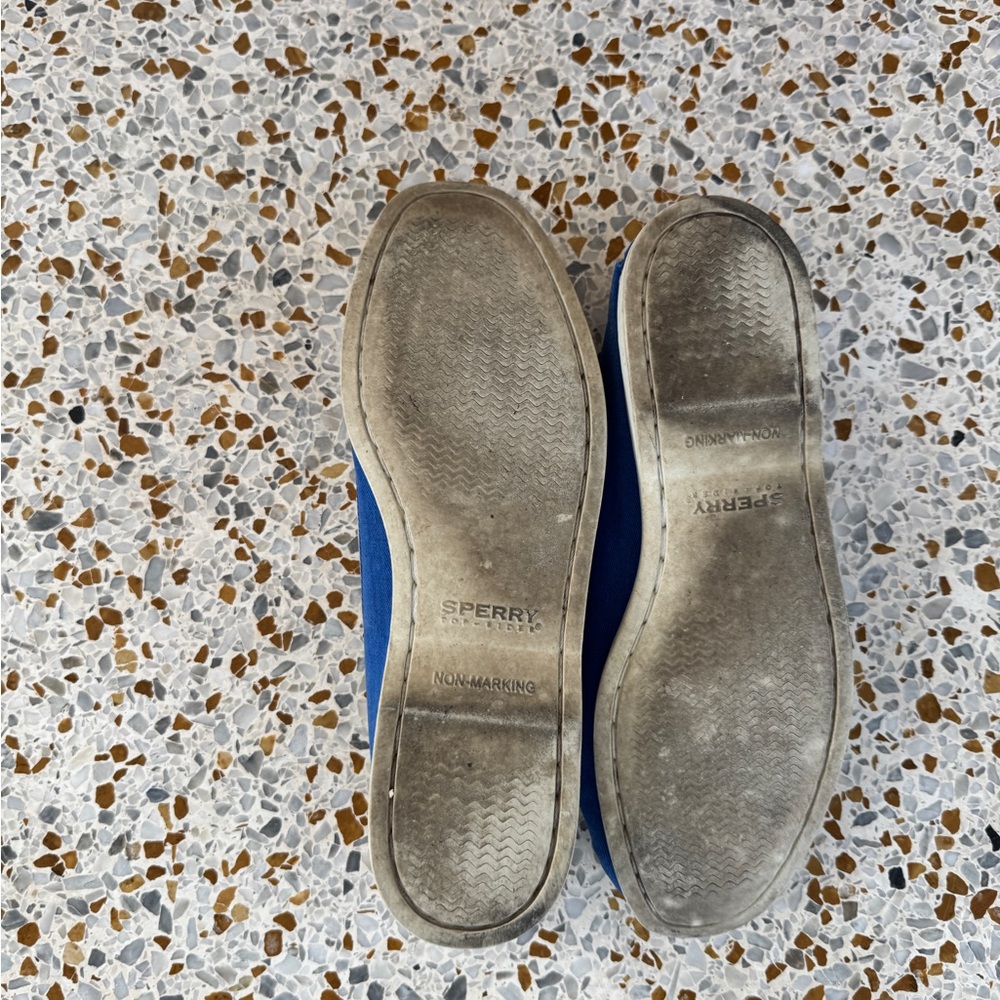 Sperry x J Crew Blue Topsiders - Picture 4 of 5